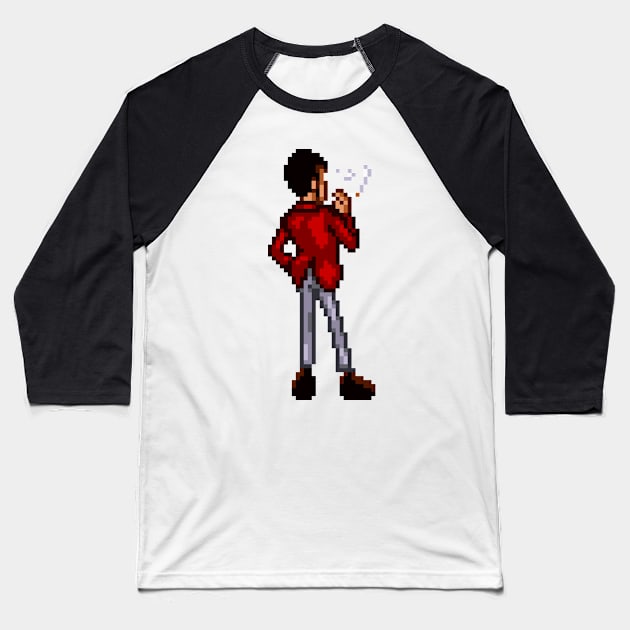 Smoking Lupin the 3rd Baseball T-Shirt by SpriteGuy95